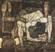 Egon Schiele Bilnd Mother (mk12) oil painting